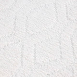 Brou Diamond Lattice Textured Machine Washable Bath Rugs, Set of 2