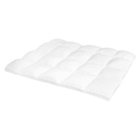 Brushed Microfiber Down Alternative Mattress Topper 2 Inch White
