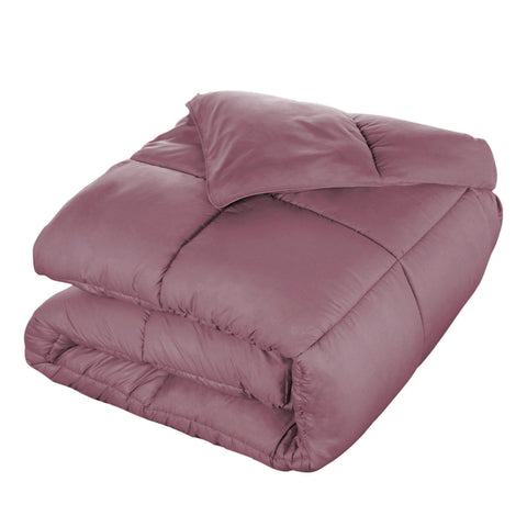 Brushed Microfiber Down Alternative Comforter Medium Weight Solid