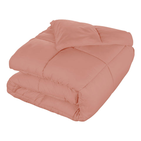 Brushed Microfiber Down Alternative Comforter Medium Weight Solid