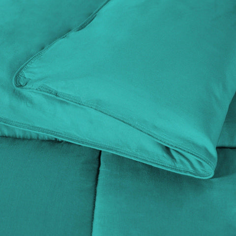 Brushed Microfiber Down Alternative Comforter Medium Weight Solid