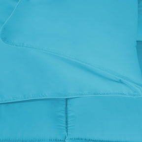 Brushed Microfiber Down Alternative Medium Weight Solid Comforter