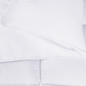 Brushed Microfiber Down Alternative Medium Weight Solid Comforter