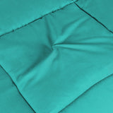 Brushed Microfiber Down Alternative Medium Weight Solid Comforter