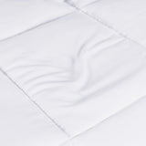 Brushed Microfiber Down Alternative Medium Weight Solid Comforter