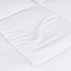 Brushed Microfiber Down Alternative Medium Weight Solid Comforter