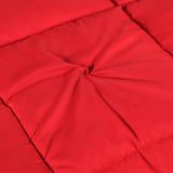 Brushed Microfiber Down Alternative Medium Weight Solid Comforter