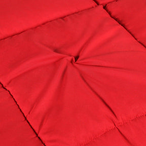 Brushed Microfiber Down Alternative Medium Weight Solid Comforter