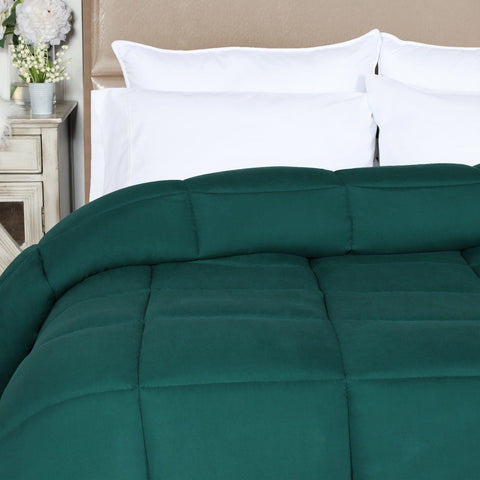 Brushed Microfiber Down Alternative Comforter Medium Weight Solid
