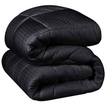 Brushed Microfiber Down Alternative Medium Weight Striped Comforter