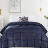 Brushed Microfiber Down Alternative Medium Weight Striped Comforter