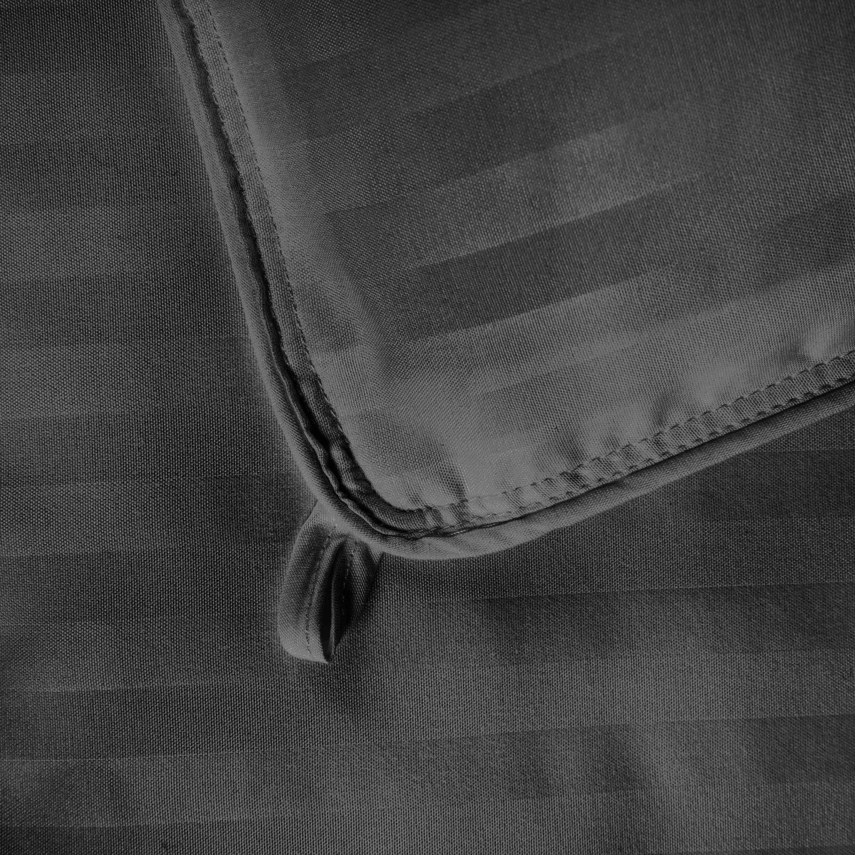 Brushed Microfiber Down Alternative Medium Weight Striped Comforter