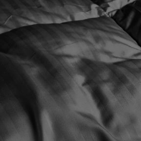 Brushed Microfiber Down Alternative Medium Weight Striped Comforter