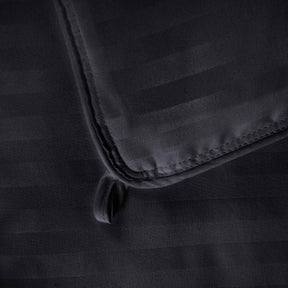 Brushed Microfiber Down Alternative Medium Weight Striped Comforter