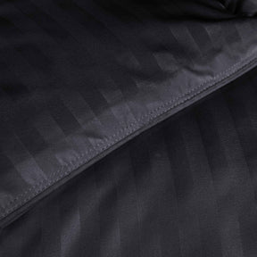 Brushed Microfiber Down Alternative Medium Weight Striped Comforter