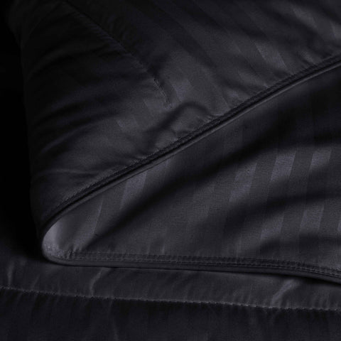 Brushed Microfiber Down Alternative Medium Weight Striped Comforter