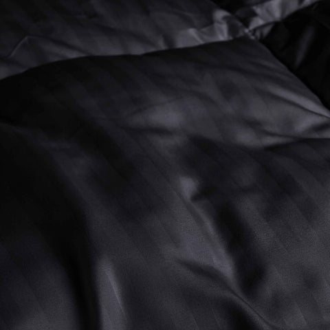 Brushed Microfiber Down Alternative Medium Weight Striped Comforter