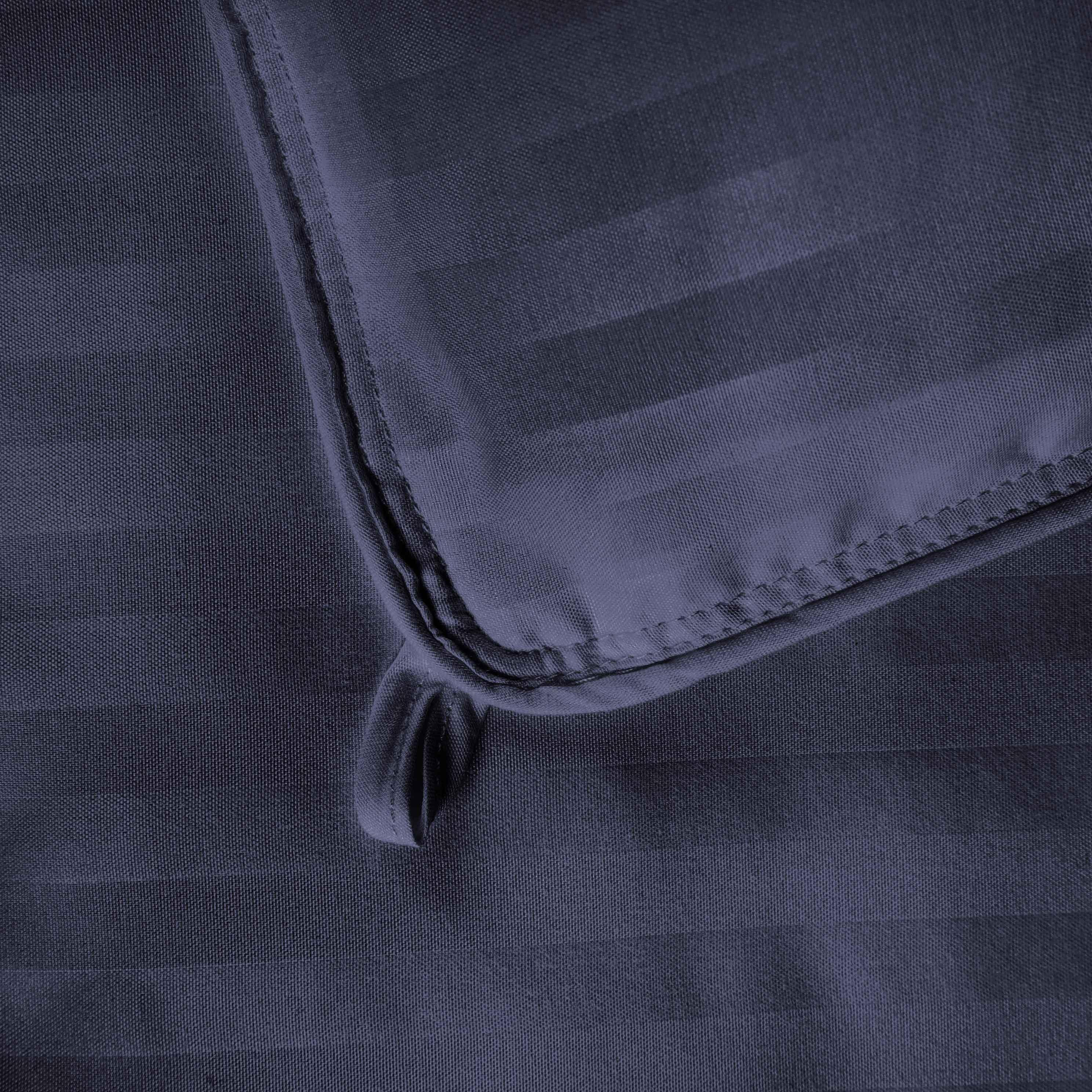 Brushed Microfiber Down Alternative Medium Weight Striped Comforter