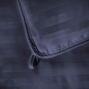 Brushed Microfiber Down Alternative Medium Weight Striped Comforter