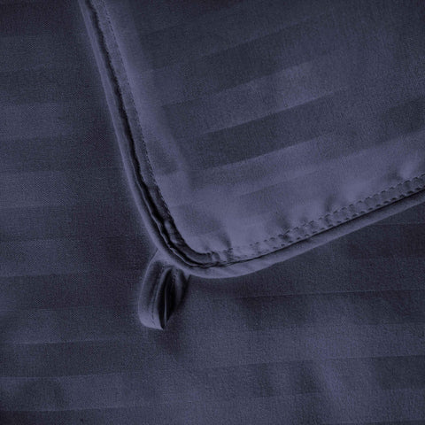 Brushed Microfiber Down Alternative Medium Weight Striped Comforter