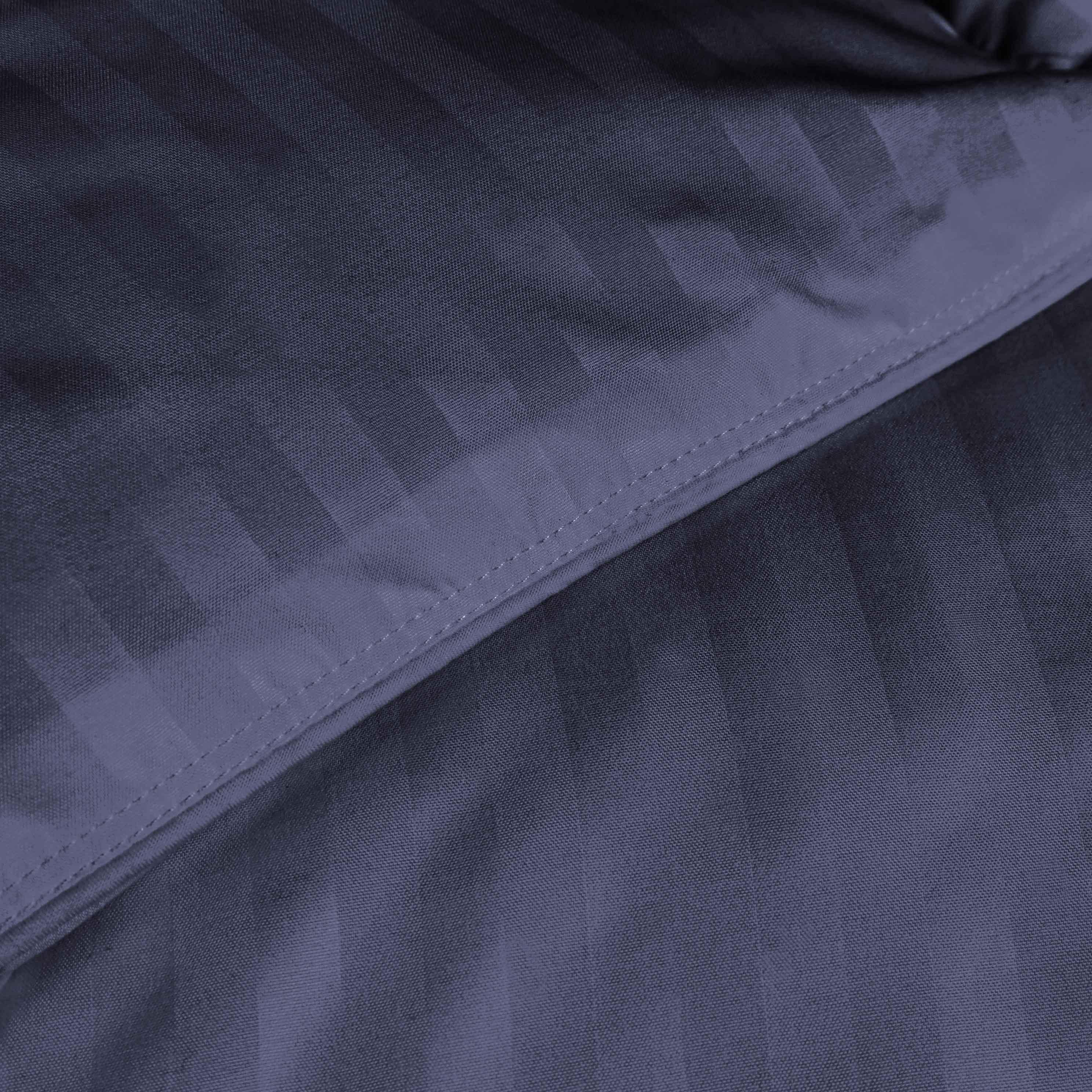 Brushed Microfiber Down Alternative Medium Weight Striped Comforter