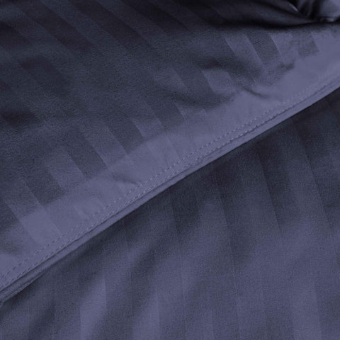 Brushed Microfiber Down Alternative Medium Weight Striped Comforter