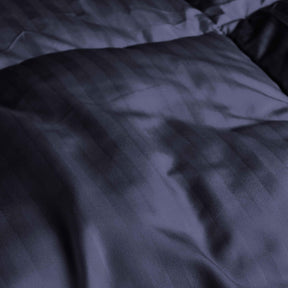Brushed Microfiber Down Alternative Medium Weight Striped Comforter