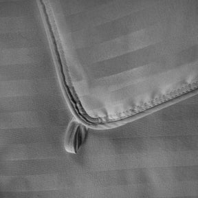 Brushed Microfiber Down Alternative Medium Weight Striped Comforter