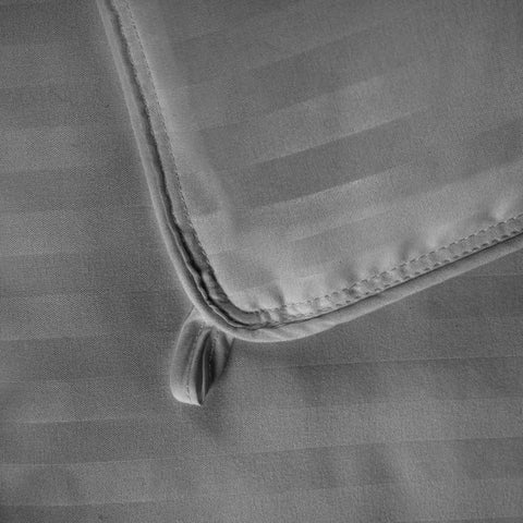 Brushed Microfiber Down Alternative Medium Weight Striped Comforter