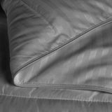 Brushed Microfiber Down Alternative Medium Weight Striped Comforter