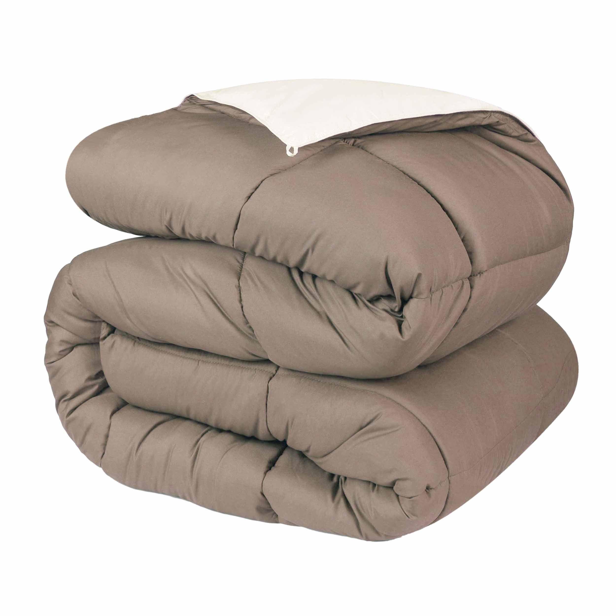 Brushed Microfiber Reversible Down Alternative Comforter