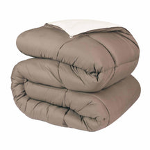 Brushed Microfiber Reversible Down Alternative Comforter