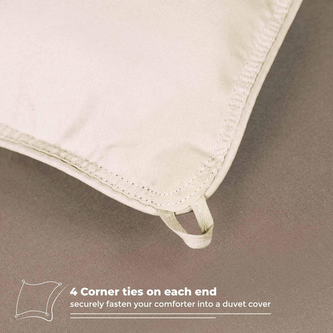 Brushed Microfiber Down Alternative Comforter Reversible