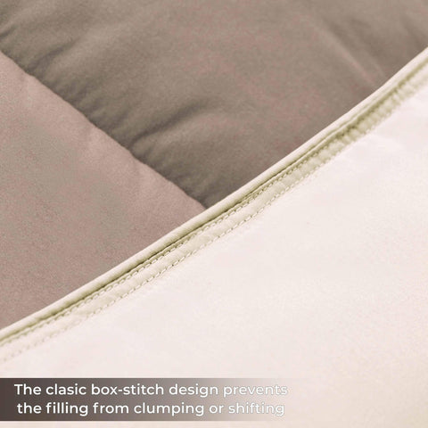 Brushed Microfiber Down Alternative Comforter Reversible
