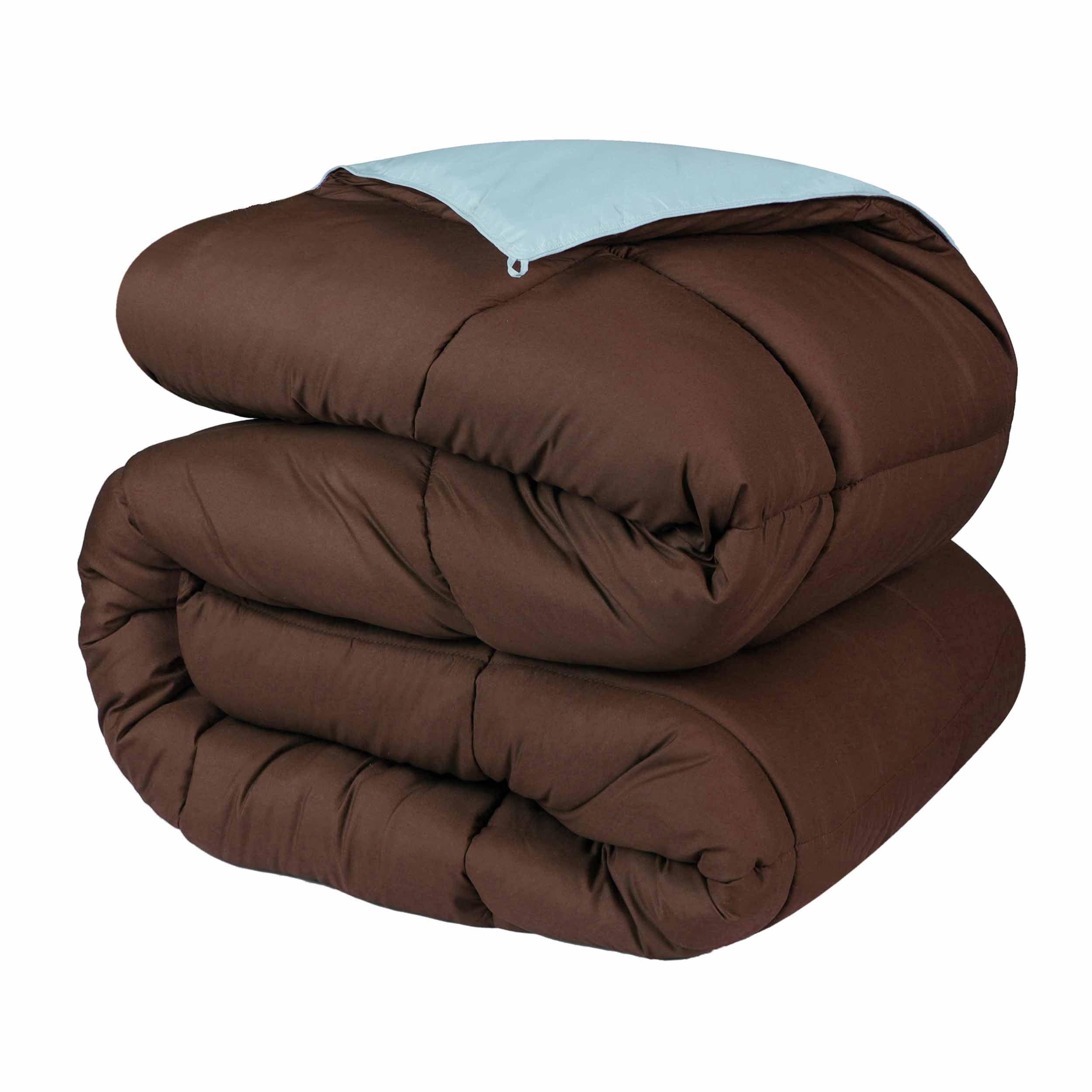 Brushed Microfiber Reversible Down Alternative Comforter