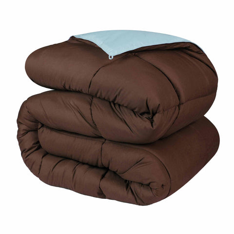 Brushed Microfiber Down Alternative Comforter Reversible