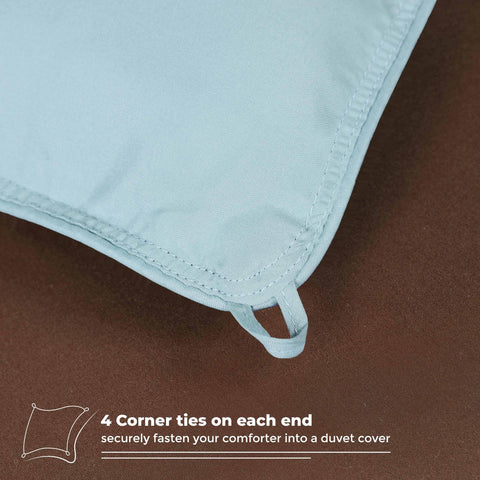 Brushed Microfiber Down Alternative Comforter Reversible