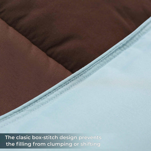 Brushed Microfiber Down Alternative Comforter Reversible
