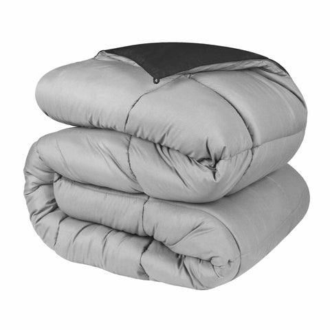 Brushed Microfiber Down Alternative Comforter Reversible