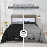 Brushed Microfiber Reversible Down Alternative Comforter