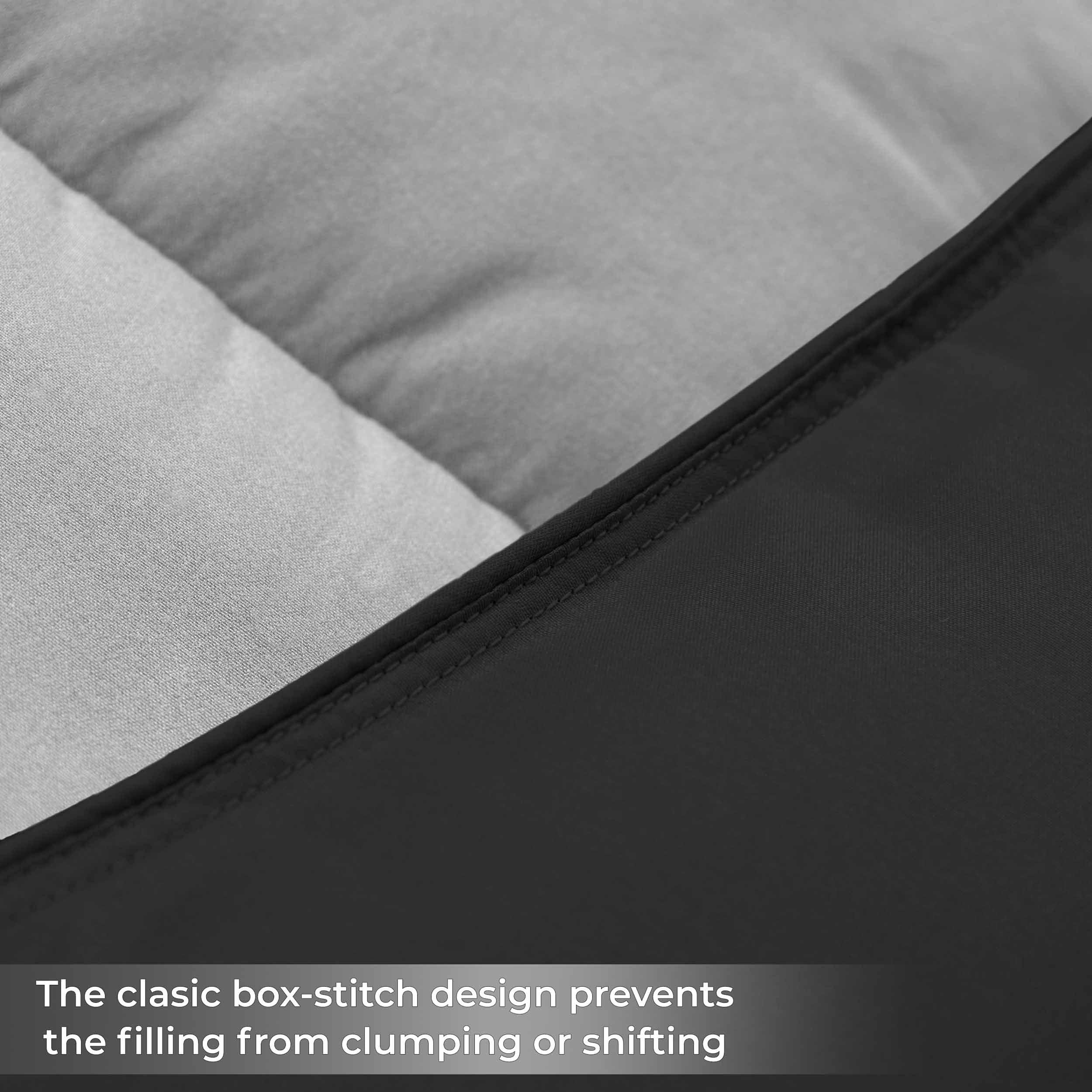 Brushed Microfiber Reversible Down Alternative Comforter