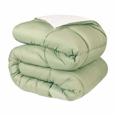 Brushed Microfiber Down Alternative Comforter Reversible