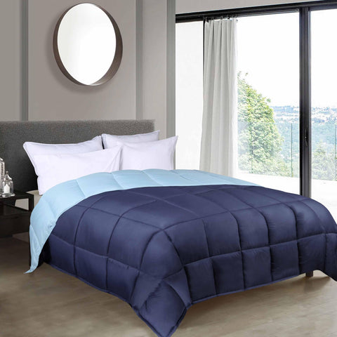 Brushed Microfiber Down Alternative Comforter Reversible