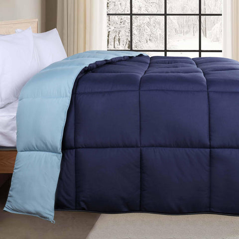 Brushed Microfiber Down Alternative Comforter Reversible