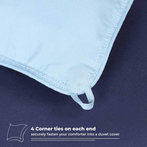 Brushed Microfiber Down Alternative Comforter Reversible