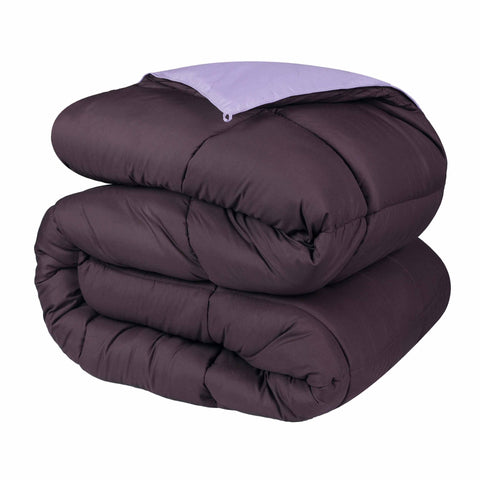 Brushed Microfiber Down Alternative Comforter Reversible