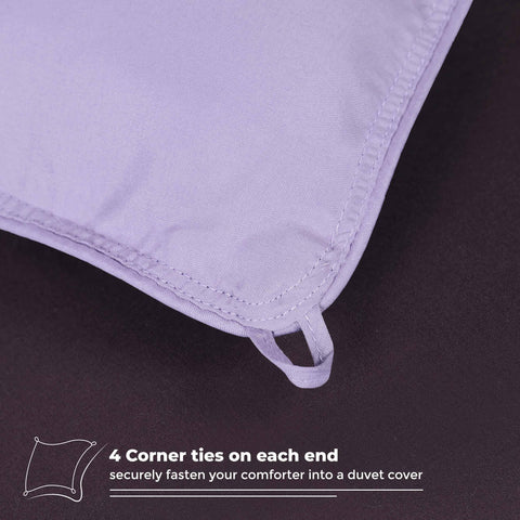 Brushed Microfiber Down Alternative Comforter Reversible