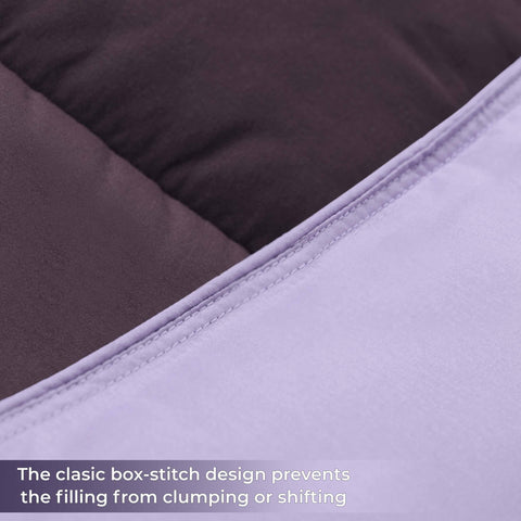 Brushed Microfiber Down Alternative Comforter Reversible