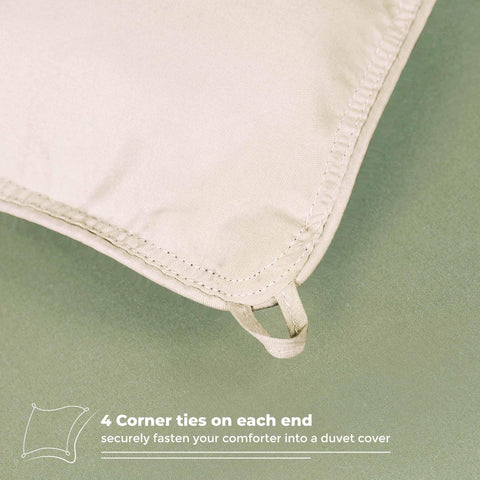 Brushed Microfiber Down Alternative Comforter Reversible