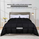 Brushed Microfiber Reversible Down Alternative Comforter